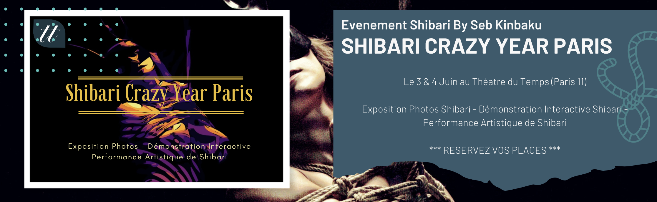Exposition Photos Shibari - Démonstration Interactive Shibari - Performance Artistique de Shibari